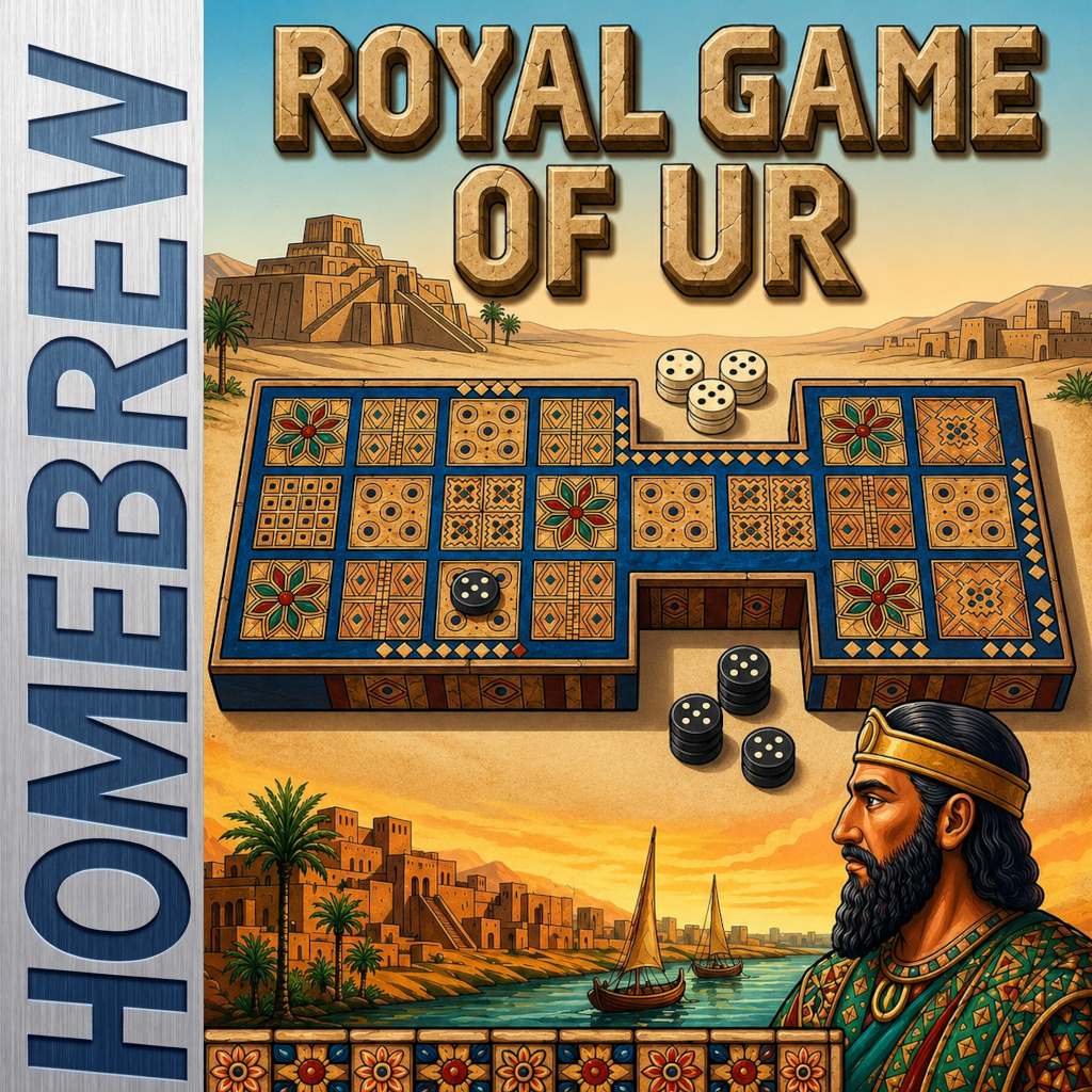 The Royal Game of Ur box art